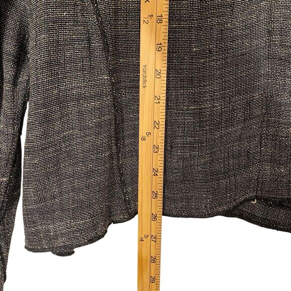 Eileen Fisher Blazer Cardigan XL Linen One Button Relaxed Boho Artsy Coastal - Picture 5 of 7